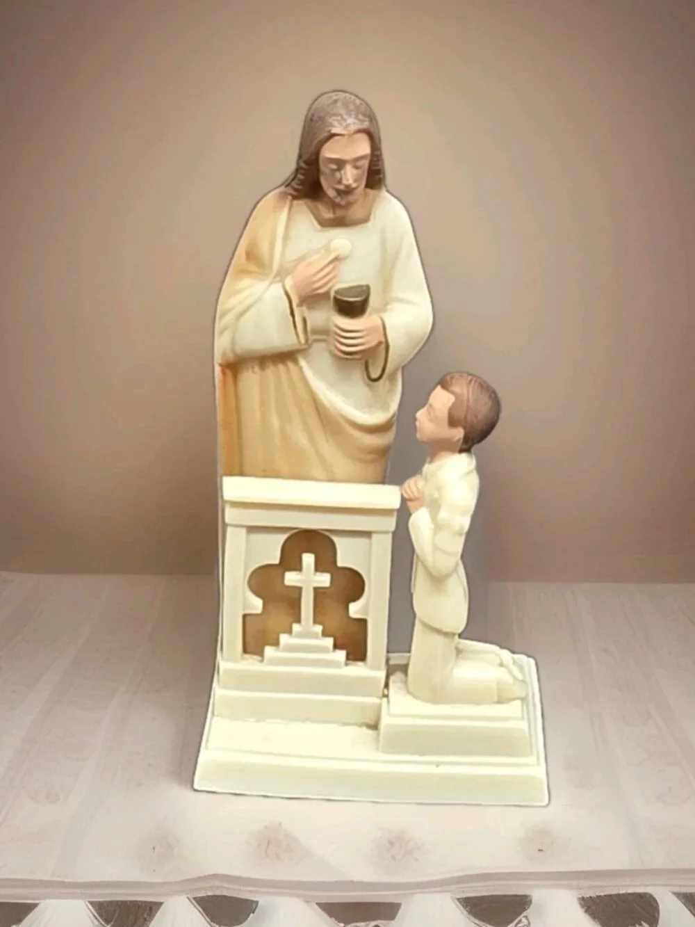 Hartland #228 Plastics Jesus First Communion Figurine Cake Topper Catholic Vtg